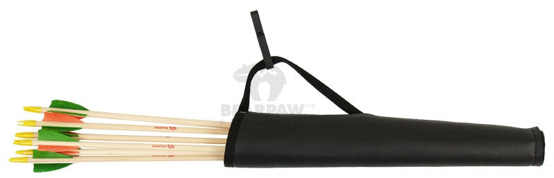 Quiver for children, bow and arrow, kiddy side quiver